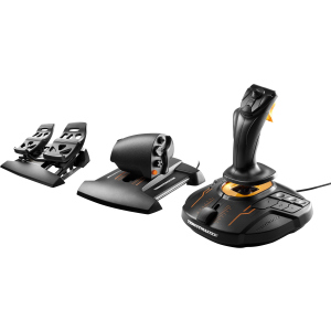 Дротовий джойстик Thrustmaster T.16000M FC Flight Pack Black/Orange (2960782) краща модель в Рівному