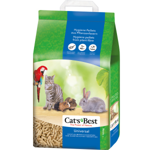 Наполнитель для кошачьего туалета Cat's Best Universal Древесный 5.5 кг (10 л) (4002973000465) надежный