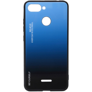 купить Панель BeCover Gradient Glass для Xiaomi Redmi 6/6A Blue-Black