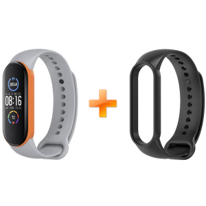 Xiaomi Mi Band 5 MiJobs Dual Color Grey/Orange (MJ5-DSS007GO) надежный