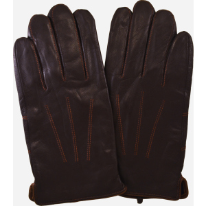 Чоловічі шкіряні рукавички Sergio Torri 1011 М 9 Коричневі (2000000013138-1) ТОП в Рівному