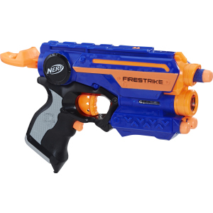 Бластер Hasbro Nerf Элит Файрстрайк Голубой (53378_голубой) лучшая модель в Ровно