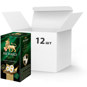 Упаковка чая фруктово-травяного Richard Royal Camomile 25 пакетиков х 12 шт (4823063703451) ТОП в Ровно