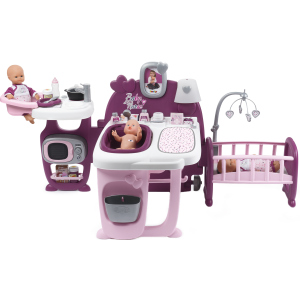 купить Большой игровой центр Smoby Toys Baby Nurse Прованс комната малыша с кухней, ванной, спальней и аксессуарами (220349) (3032162203491)