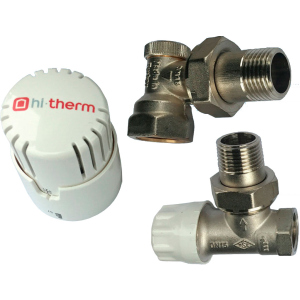 Комплект подключения радиатора HI-THERM угловой 1/2" (8693470119130) лучшая модель в Ровно