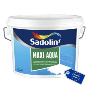 Шпаклівка вологостійка Sadolin Maxi Aqua Світло-сірий 2.5 л краща модель в Рівному