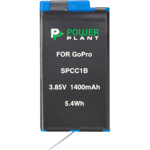 Акумулятор PowerPlant GoPro SPCC1B 1400 мАг (CB970346) в Рівному