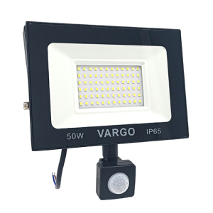 LED прожектор з датчиком руху VARGO 50W 220V 6500K краща модель в Рівному