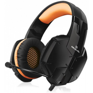 Наушники Real-El GDX-7700 Surround 7.1 Black-orange (EL124100016) лучшая модель в Ровно