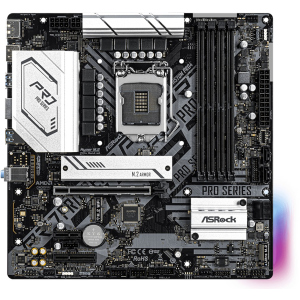 Материнська плата ASRock H570M Pro4 (s1200, Intel H570, PCI-Ex16) рейтинг