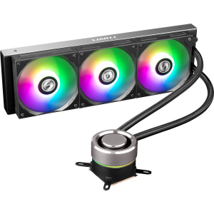 Система рідинного охолодження Lian Li Galahad AIO 360 Black Liquid Cooler with RGB (G89.GA360B.00) ТОП в Рівному