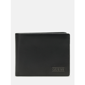 Мужское портмоне кожаное Guess SM2510-LEA24 Black (7613395753203) в Ровно