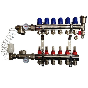 Коллекторный узел Koer для системы теплый пол 6 выходов в Ровно