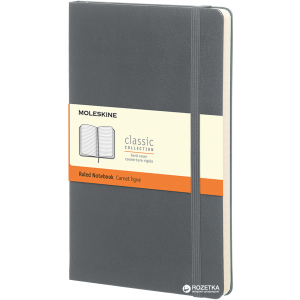 Нотатник Moleskine Classic 9 x 14 см 192 сторінки в лінійку Сіра (8051272892062) в Рівному