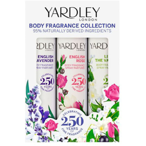 Набір для жінок Yardley Body Spray Trio 3 х 75 мл (5056179301764) в Рівному