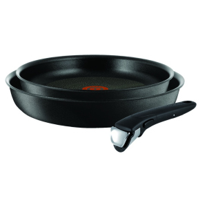 Набір сковорідок Tefal Ingenio Expertise 24 та 28 см + знімна ручка (L6509205) ТОП в Рівному