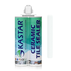 хороша модель Двокомпонентна епоксидна фуга затірка Kastar Ceramic Tile Sealant Снігово-білий, 400мл.