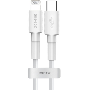 Кабель Baseus USB Type-C - Lightning BMX Mini 18W 1.2 м White (CATLSW-A02) ТОП в Ровно