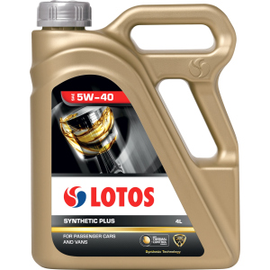 Моторное масло Lotos Syntetic Plus 5W-40 4 л ТОП в Ровно