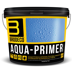 хорошая модель Грунтовка глубокого проникновения, концентрат Brodeco Aqua-Primer 3л