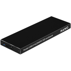 Внешний карман Maiwo для M.2 SSD (NGFF) SATA - USB 3.0 (K16N black) в Ровно