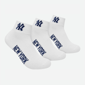 Носки New York Yankees 3 pk Quarter 15100003-1001 39-42 р 3 пары Белые (8718984009170) лучшая модель в Ровно