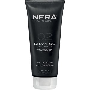 Очищающий шампунь для жирных волос Nera Pantelleria '02 Purifying Shampoo With Thymus And Mallow Extracts с тимьяном и экстрактом мальвы 200 мл (8056098240356) ТОП в Ровно