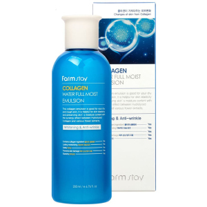 Зволожуюча емульсія Farmstay Collagen Water Full Moist Emulsion з колагеном 200 мл (8802221002175)