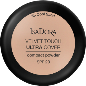 Пудра для обличчя Isadora Velvet Touch Ultra Cover Compact Powder 63 cool sand 7.5 г (7317852149638)