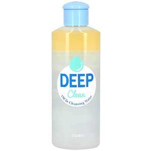 Двофазний засіб для зняття макіяжу A'pieu Deep Clean Oil In Cleansing Water 165 мл (8809581455924) краща модель в Рівному