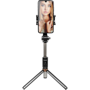 Трипод Dispho WS-18002 Selfie Stick Tripod Bluetooth Black ТОП в Рівному