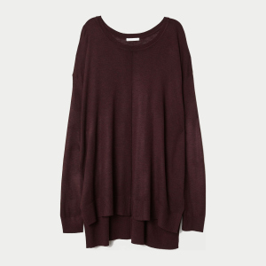 Джемпер H&M 0660830_бордовый M Темно-бордовый (LD2000000801933) в Ровно