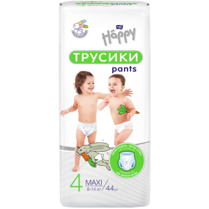 Підгузки-трусики дитячі Bella Baby Happy Maxi 8-14 кг 44 шт (5900516603236) ТОП в Рівному