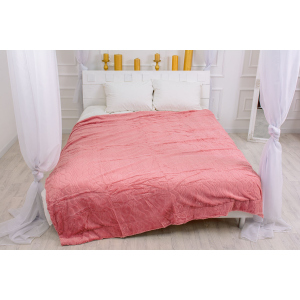 Плед MirSon №1003 Damask Pink 150x200 (2200002979979) лучшая модель в Ровно