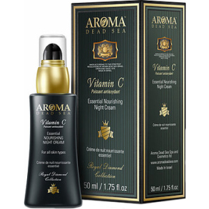 Ночной крем Aroma Dead Sea Питательный для лица с витамином С 50 мл (7290006794178)