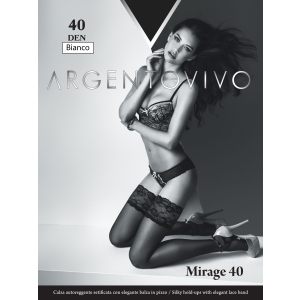 Панчохи Argentovivo Mirage 40 Den 3/4 р. Bianco (8051403068731) краща модель в Рівному