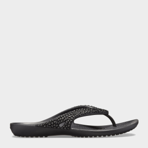 В'єтнамки Crocs Jibbitz Kadee Ii Embellished Flip 205741-001-W9 39-40 25.5 см Чорні (191448306943) краща модель в Рівному