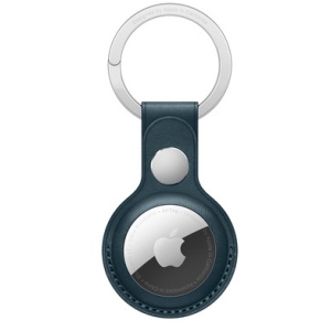 Шкіряний брелок Apple для AirTag з кільцем для ключів Baltic Blue (MHJ23ZM/A) ТОП в Рівному