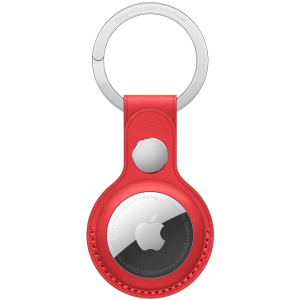 Шкіряний брелок Apple для AirTag з кільцем для ключів Red (MK103ZM/A) краща модель в Рівному