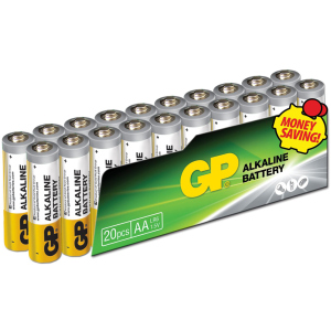 Батарейки GP SUPER ALKALINE 1.5 В 15AEPL-2VS20, LR6, AA 20 шт (4891199147470) ТОП в Рівному