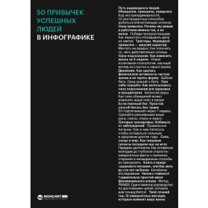 50 звичок успішних людей в інфографіці - Smartreading (9786177966387) в Рівному