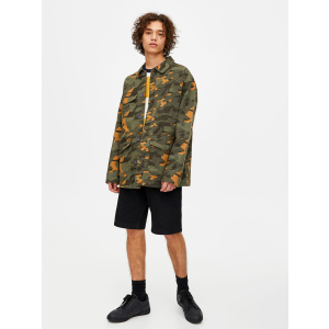 Джинсова куртка Pull & Bear 5710/526/506-AAED S Мілітарі (DD3000002824977_05710526506027) краща модель в Рівному