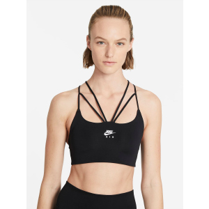 Спортивний топ Nike W Nk Df Indy Strpy Bra CZ4490-010 S Чорний (194957215560) краща модель в Рівному