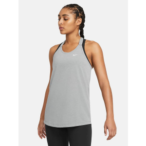 Майка Nike W Nk Dry Ess Elastika Tank DA0370-084 L Серая (194501433914) лучшая модель в Ровно