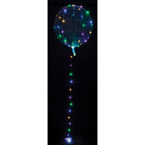 Кулька повітряна Amscan Clearz Crystal Clear with LED P45 (8284311)
