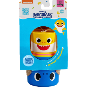 Игровой набор Baby Shark для игры с песком и водой Пасочки 5 придметов (6900006598737) ТОП в Ровно