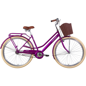 Велосипед Dorozhnik COMFORT FEMALE Velosteel 28" 19.5" 2021 Фіолетовий (OPS-D-28-196) краща модель в Рівному