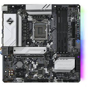 Материнская плата ASRock B560M Steel Legend (s1200, Intel B560, PCI-Ex16) надежный