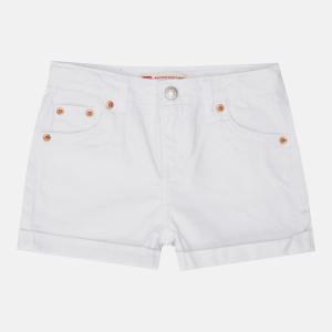 Шорты джинсовые детские Levi's Fashion LVG Girlfriend Shorty Short 3E4536-001 122-128 см Белые (3665115345582)