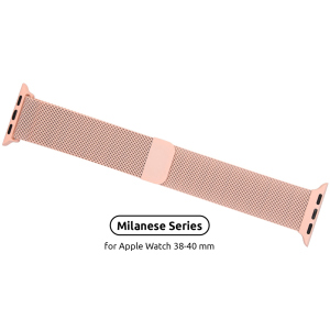 Ремінець Armorstandart Milanese Loop Band Apple Watch All Series 38-40 mm Pink (ARM55246) в Рівному